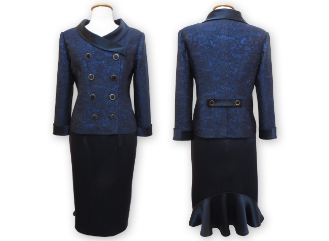 Handmade dark blue suit